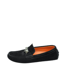 Hermes Noir Suede Irving Loafer 39.5