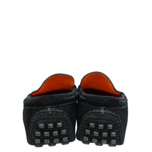 Hermes Noir Suede Irving Loafer 39.5