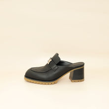 Hermes Noir Flore 60 Goatskin Mule 39