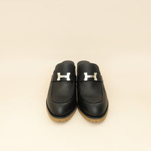 Hermes Noir Flore 60 Goatskin Mule 39