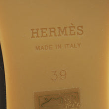 Hermes Noir Flore 60 Goatskin Mule 39
