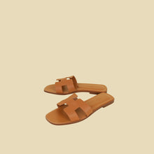 Hermes Natural Oran Sandals 39
