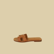 Hermes Natural Oran Sandals 39