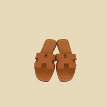 Hermes Natural Oran Sandals 39