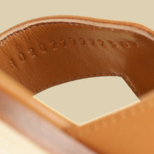 Hermes Natural Oran Sandals 39