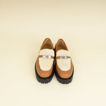 Hermes Bicolor Icone Loafer 39