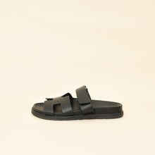 Hermes Noir Chypre Sandal 39