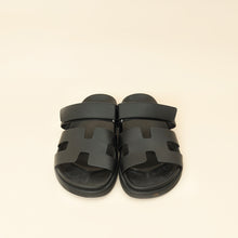 Hermes Noir Chypre Sandal 39