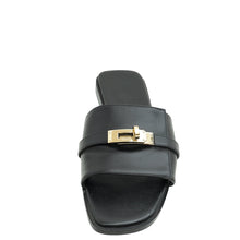 Hermes Noir Gabriel Sandal 39