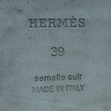 Hermes Noir Gabriel Sandal 39