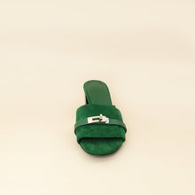 Hermes Vert Electrique Gigi 50 Sandals 39