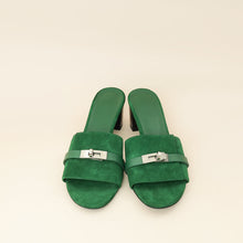 Hermes Vert Electrique Gigi 50 Sandals 39