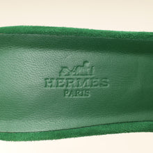 Hermes Vert Electrique Gigi 50 Sandals 39
