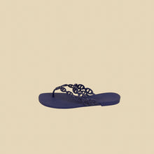 Hermes Violet Iris Island Waterproof Sandal 39