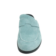 Hermes Vert Deau Go Suede Calfskin Mule 39