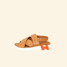 Hermes Gold Electric Sandals 39
