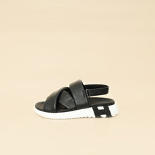 Hermes Black Electric Sandals 39