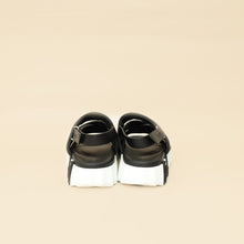 Hermes Black Electric Sandals 39