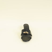 Hermes Noir Gigi 50 Sandal 39