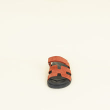 Hermes Orange Canyon Chypre Suede Goatskin Sandal 39