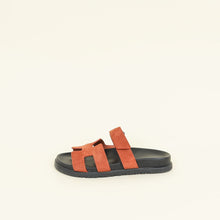 Hermes Orange Canyon Chypre Suede Goatskin Sandal 39