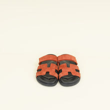 Hermes Orange Canyon Chypre Suede Goatskin Sandal 39
