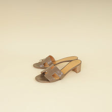 Hermes Gris Oasis Sandals 39