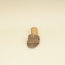Hermes Gris Oasis Sandals 39