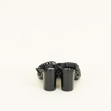Hermes Black Romanza Sandals 39