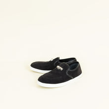 Hermes Noir Jour Suede Goatskin Loafer 39