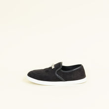 Hermes Noir Jour Suede Goatskin Loafer 39