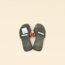 Hermes RoNoir "Brides de Gala en Desordre" Print Oran Sandals 40.5