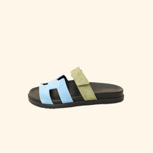 Hermes Bicolor Chypre Suede Sandals 40.5