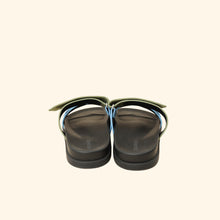 Hermes Bicolor Chypre Suede Sandals 40.5