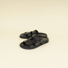 Hermes Black Chypre Sandals 40
