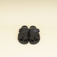Hermes Black Chypre Sandals 40