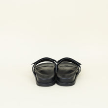 Hermes Black Chypre Sandals 40
