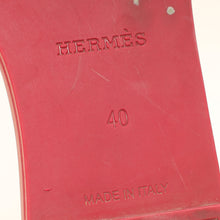 Hermes Rose Baie Aloha Sandals 40