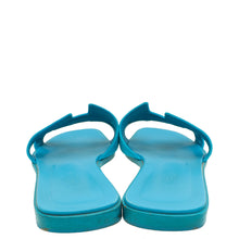 Hermes Bleu Vif Suede Oran Sandals 40