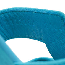 Hermes Bleu Vif Suede Oran Sandals 40