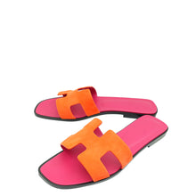 Hermes Bicolor Oran Sandals 40
