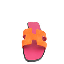 Hermes Bicolor Oran Sandals 40
