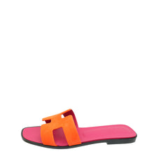 Hermes Bicolor Oran Sandals 40