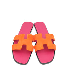 Hermes Bicolor Oran Sandals 40