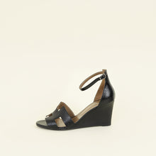 Hermes Noir Legend Sandals 41