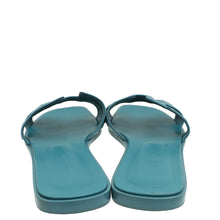 Hermes Bleu Vif Oran Ostrich Sandal 41