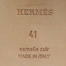 Hermes Bleu Vif Oran Ostrich Sandal 41