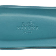 Hermes Bleu Vif Oran Ostrich Sandal 41