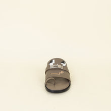 Hermes Etoupe "Joke" Sandals 42