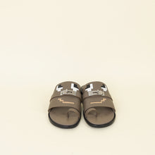 Hermes Etoupe "Joke" Sandals 42